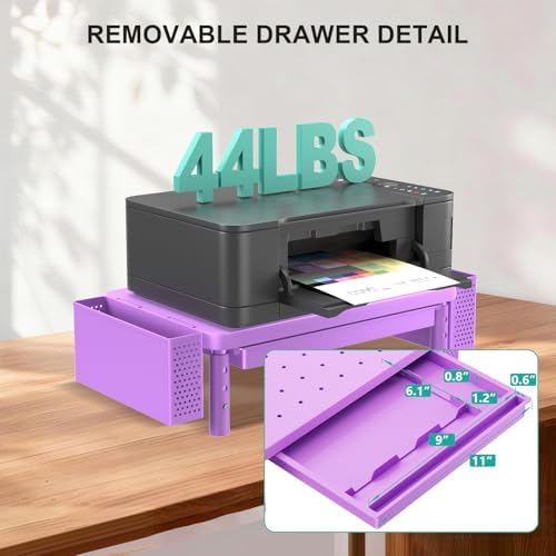 WALI Computer Monitor Stand with Storage and Pen Holder