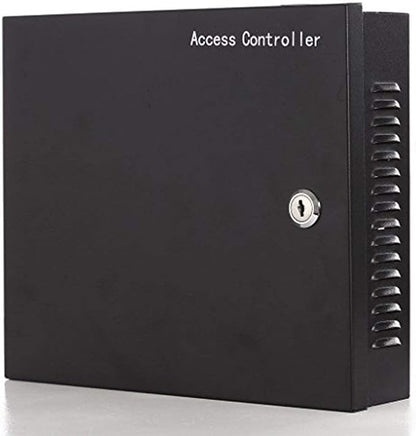 1 Door Access Control System 600lbs Magnetic Lock Access Control Panel 110V Power Supply Box RFID Reader No Touch Exit Button Enroll USB Reader Card Key Fob Phone APP Remotely Open Lock