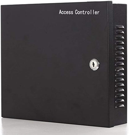 in and Out Single Door Security Locking System Access Control with Waterproof RFID Keypad Reader+600LBS Magnetic Lock Power Supply Box + Cards/Key fobs (Phone APP remotely Open Door)