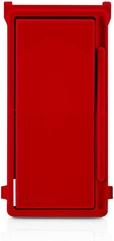 Leviton Decora Slide Dimmer Switch and Fan Speed Control Color Change Kit, For Use With DSE06, DS710, DSX10, DSX12, DSH06, DSH08 Dimmers and DSF01 Fan Speed Control, DSKIT-NR, Red