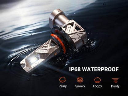 SEALIGHT 9005 H11 Lights Combo, 132,000LM Ultra-1000% Brighter S6-Pro with 2025 4th-Core LED Chips, 6500K hb3 h8 Combo or fog, Up 80,000hrs+ Lifespan, 3 Min Plug and Play,IP68, Pack of 4
