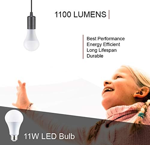 A19 LED Light Bulbs - E26 Base, 75W, 1100 Lumens, Soft White 3000K Illumination - Dimmable, Energy Saving Outdoor & Indoor Home, Commercial Lighting - 80+ CRI, 10-Year Life - 4-Pack