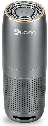 Aucleia Portable Car Air Purifier with H13 HEPA Filter, Smoke Odor Removal
