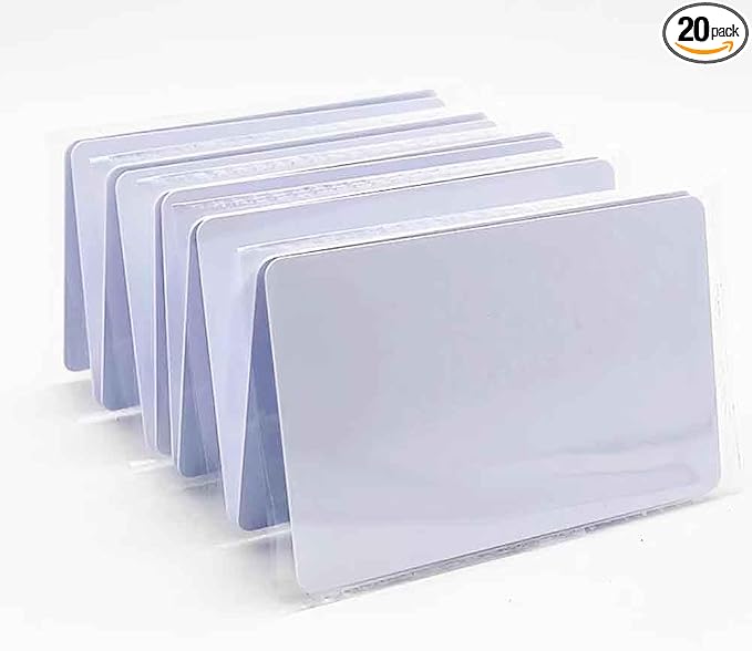 13.56 MHz UID Writable Rewritable Clone IC Smart Key Card, Compatible with MIFARE Classic 1K, RFID Rewritable for Access Control Key Tag Rewritable -20 PCS