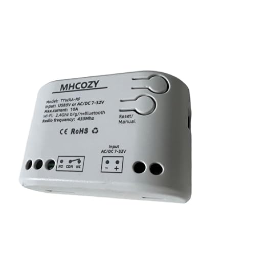 1 Channel USB 5V AC/DC 7-32V Smart WiFi Wireless Relay Switch Module,Tuya Smart Life app Remote Control,Compatible with Alexa Google Home (1)