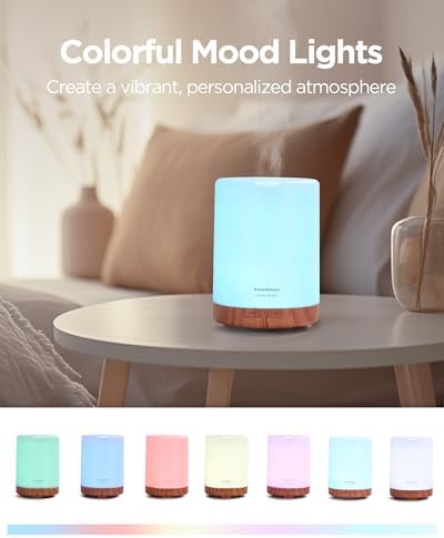InnoGear 300ml Aromatherapy Essential Oil Diffuser 8 Oils Gift Set