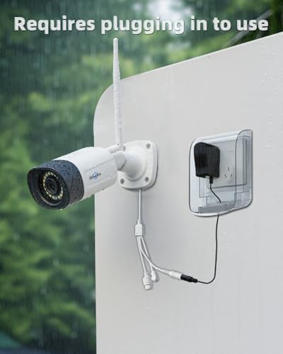 Hiseeu Wireless Security Camera System Outdoor, 3MP WiFi Camera for Home