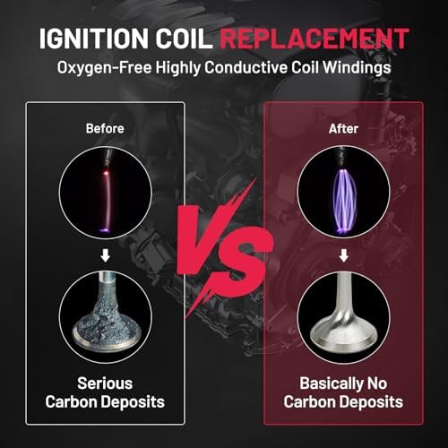 BDFHYK Ignition Coil Pack UF617 Set of 6 Compatible with Nissan 370Z,Compatible with INFINITI Q40 Q50 Q60 Q70 Q70L QX50 QX70 EX37 FX37 FX50 G37 M37 M56 3.7L 5.0L 5.6L V6 V8 Replacement for GN10430