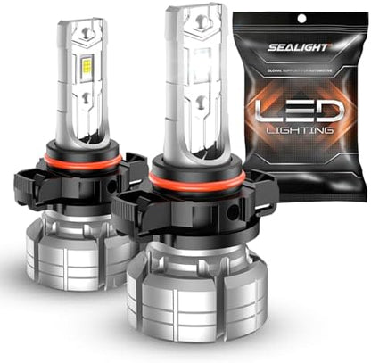 SEALIGHT 5202 LED Fog Light Bulbs, 12000LM 24W, 6500K Cool White (2 Pack)