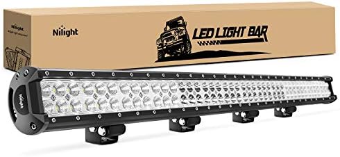 Nilight 39Inch 252W Led Light Bar Spot Flood Combo 24V 12V Boat Lighting Off road Driving Work Lights for Van Camper Wagon Car Pickup ATV UTV SUV Truck, 2 Years Warranty