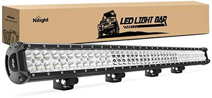 Nilight 39Inch 252W Led Light Bar Spot Flood Combo 24V 12V Boat Lighting Off road Driving Work Lights for Van Camper Wagon Car Pickup ATV UTV SUV Truck, 2 Years Warranty