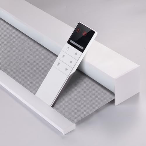ZSHINE Motorized Blackout Roller Shades Remote Control Rechargeable(82067P)