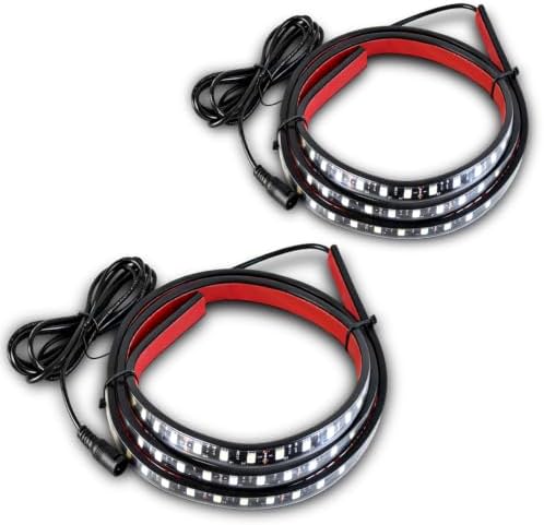 Mupera 2 Pcs 60 Inch 180 LED Truck Bed Light Strip Kit for Pickup SUV RV