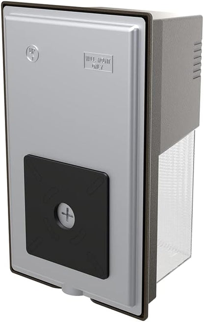 Lithonia Lighting 7" Mini LED Wall Pack Outdoor Light Dusk to Dawn