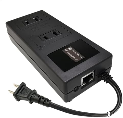 ezOutlet5-2R Internet Enabled IP & WiFi Remote Power Switch w/ Auto Reboot