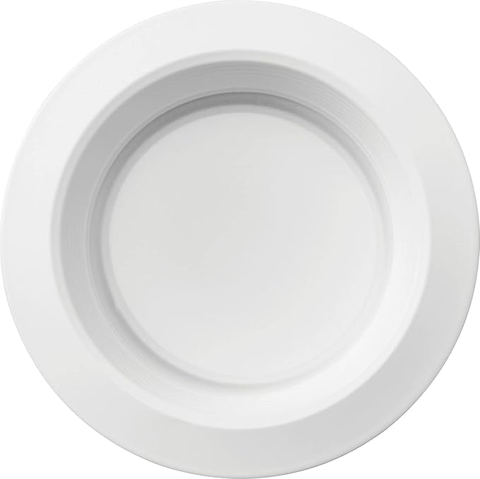 Juno E Series 5"/6" LED Ceiling Light, Baffle Trim Recessed Lighting with 5-in-1 Switchable White Color, 1200 Lumens for High Ceilings, Wet Rated LED Downlight, Dimmable, White