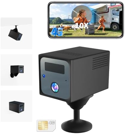 UCOCARE Mini Spy Camera No WiFi Needed, 4G LTE Mini Camera with SIM Card
