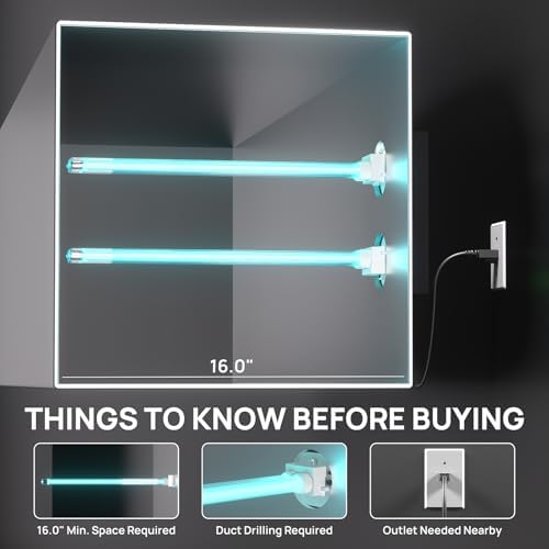 TURBRO 72W HVAC UV Light with Smart Plug UV72PW
