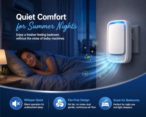8Pack Plug-In Air Ionizers for Home,2026 Summer Multi-Room Ionic Air Purifiers,Filterless Mini Air Fresheners for Pet Odors,Smoke Smell,Plug In Air Purifier for Bedroom,Kitchen,Office and Basement
