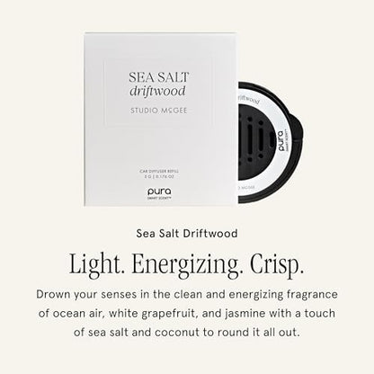 Pura Car Scent Refill, Sea Salt Driftwood