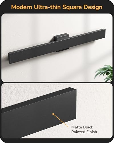 EDISHINE 31.5" LED Outdoor Wall Lights, Modern Exterior Light Fixtures