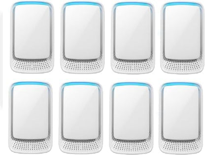 8Pack Plug-In Air Ionizers for Home,2026 Summer Multi-Room Ionic Air Purifiers,Filterless Mini Air Fresheners for Pet Odors,Smoke Smell,Plug In Air Purifier for Bedroom,Kitchen,Office and Basement