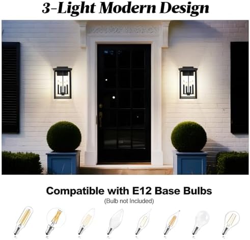 Extra Large Outdoor Wall Lights，Outdoor Light Fixtures Wall Mount 22 in