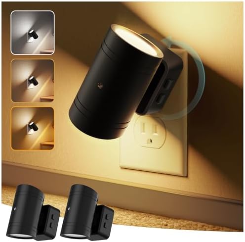 Briignite Night Lights Plug into Wall, 3CCT Modern LED Night Light