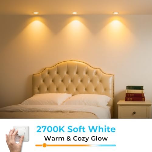 GvvooHome 24 Pack BR30 LED Flood Light Bulbs, 7W (65W Equivalent), 2700K Soft White, 650 Lumens, E26 Base, Dimmable, Indoor Recessed Can Lighting for Living Room, Bedroom, Kitchen