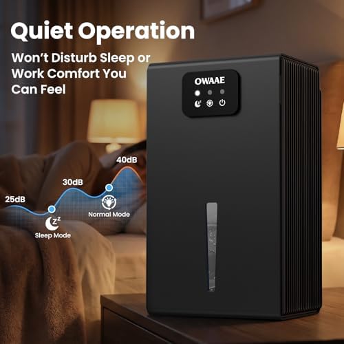 Dehumidifier for Home with Auto Shutoff Sleep Mode, 1000 Sq Ft