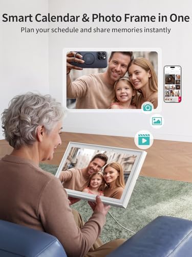 Airzeen 15.6" Digital Calendar, Subscription-Free, Smart Wall Calendar