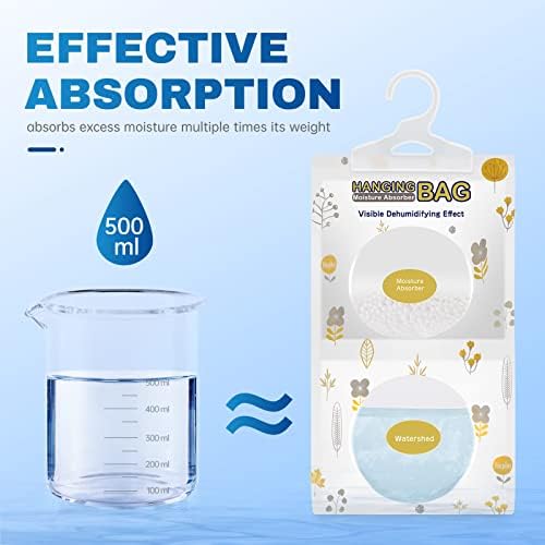 Vacplus Moisture Absorber, 5Pack Hanging, Strong Absorption, Unscented