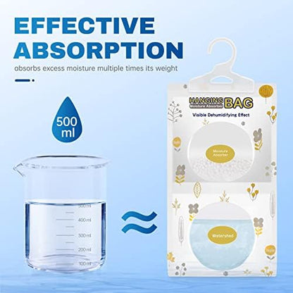 Vacplus Moisture Absorber, 5Pack Hanging, Strong Absorption, Unscented