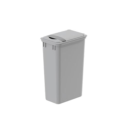 Dowell Wastebasket Trash Can Container, Plastic Garbage Bin, Stackable, for Kitchen, Office, Home & Commercial Use, Fits Under Sink/Desk - Grey (1, 50 QT LID Only)