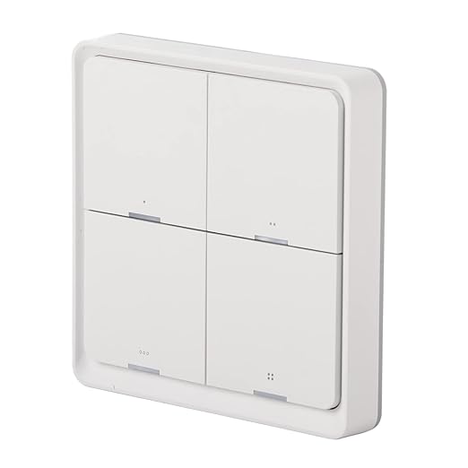 Keenso Smart Wireless 4 Panel Scene Switch for Home Automation BedroomKitchenBathroom