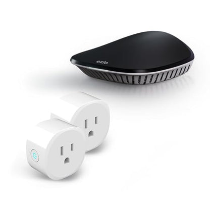 Ezlo Smart Plug Starter Kit | Includes 1 EzloPlus Home Hub + 2 Z-Wave Plugs