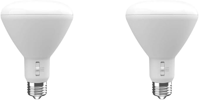 EcoSmart 90-Watt Equivalent BR30 Dimmable LED Light Bulb with 3 Color Choices 2700K/3000K/5000K (2-Pack)