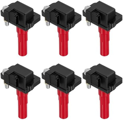 BDFHYK Ignition Coil Packs Compatible with Subaru 2006-2007 B9 Tribeca, 2008-2009 Legacy, 2001-2009 Outback, 2008-2009 Tribeca 3.0L H6, Coil for 48674 C-897 GN10435 U5190 22433AA531 UF287 Set of 6