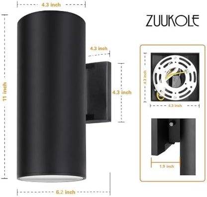 Dusk to Dawn Outdoor Wall Sconce, Waterproof Exterior Light Fixture