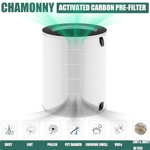 Max/Mage/Mage Pro Replacement Filter, Compatible with A-floia MAX/MAGE/MAGE PRO and Sans/Air-Honati/Compass Home Smart/Taylor Swoden/Cuckoo CAC-J1510FW/Rosewill RHAP-20001, RHAP-20002, 2 Pack