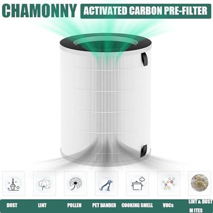 Max/Mage/Mage Pro Replacement Filter, Compatible with A-floia MAX/MAGE/MAGE PRO and Sans/Air-Honati/Compass Home Smart/Taylor Swoden/Cuckoo CAC-J1510FW/Rosewill RHAP-20001, RHAP-20002, 2 Pack