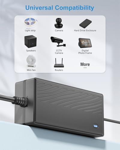 ALITOVE 12V 3A Power Supply 36W AC/DC Adapter 12 Volt Transformer 3Amp 2A