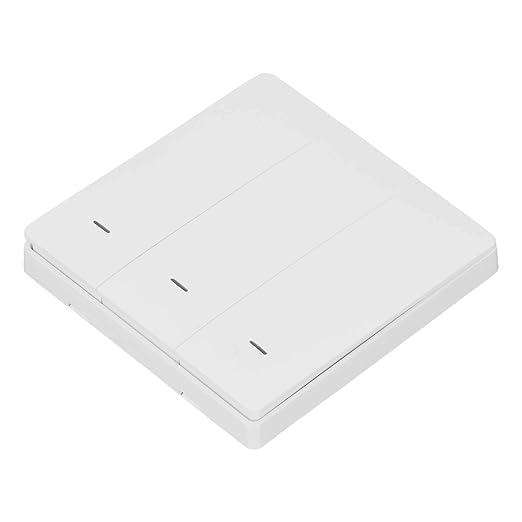 YWBL-WH Scene Switch Push Button Smart Power Switch, Wireless Control for Tuya Devices, Ideal for Home Automation and Convenience in Everyday Use