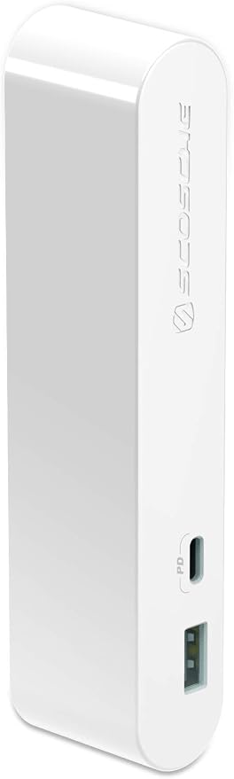 Scosche BLPEWT-SP 30W Dual USB Port Power Endcap for Scosche BaseLynx Modular Charging Stations, White