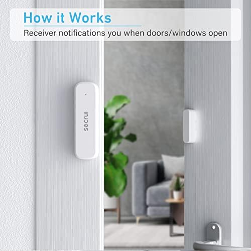 Door Chime When Door Opens, Door Opened Alarm for Home, 2-Sensor 1-Receiver