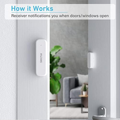 Door Chime When Door Opens, Door Opened Alarm for Home, 2-Sensor 1-Receiver