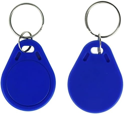 HERNAS 20pcs Rewritable UID Smart Key Fobs, Premium 13.56MHz ABS Blank Keys for Door Access Control, Mi-Fare 1K S50 Copy Card NFC Tags Duplicate Keys, Block 0 Sector, Comply ISO 14443A