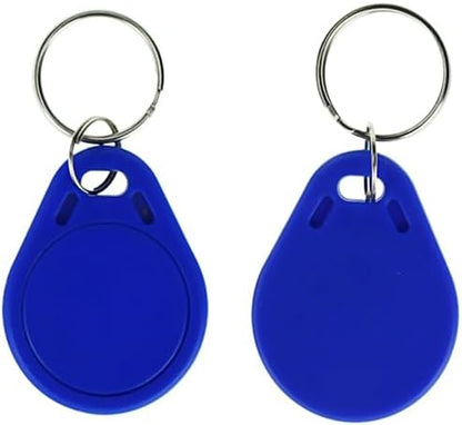 HERNAS 20pcs Rewritable UID Smart Key Fobs, Premium 13.56MHz ABS Blank Keys for Door Access Control, Mi-Fare 1K S50 Copy Card NFC Tags Duplicate Keys, Block 0 Sector, Comply ISO 14443A