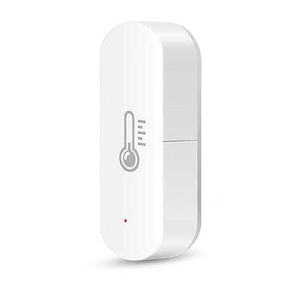 Smart Temperature Humidity Sensor, Tuya WiFi Hygrometer Indoor Monitor with App Alerts, Compatible with Alexa/Google Home, Real-Time Data & Scene Automation (2.4GHz Only)