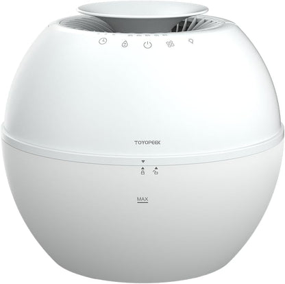 2 in 1 Dehumidifier & Humidifier Combo, 101oz Smart for Bedroom Bathroom Basement, Portable Air Purifier with Auto Steam, Small Dehumidifiers with Drain Hose